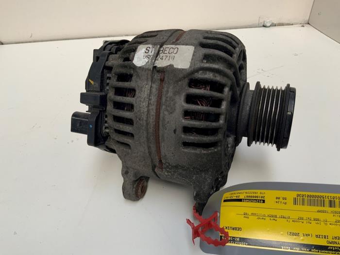 Gebruikte Alternator Seat Ibiza III (6L1) 1.9 TDI FR Prijs € 55,00 Margeregeling aangeboden door Autodemontage van der Iest