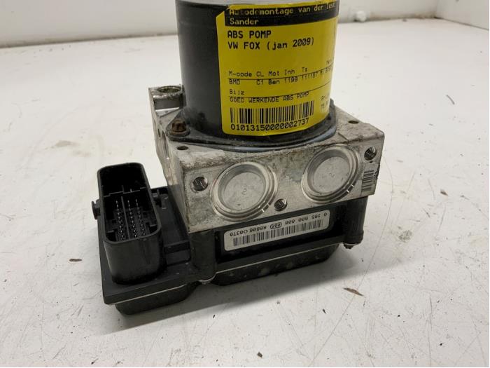 Gebruikte ABS Pomp Volkswagen Fox (5Z) 1.2 Prijs € 75,00 Margeregeling aangeboden door Autodemontage van der Iest