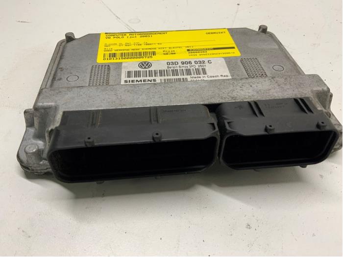 Gebruikte Computer Motormanagement Volkswagen Polo IV (9N1/2/3) 1.2 Prijs € 65,00 Margeregeling aangeboden door Autodemontage van der Iest