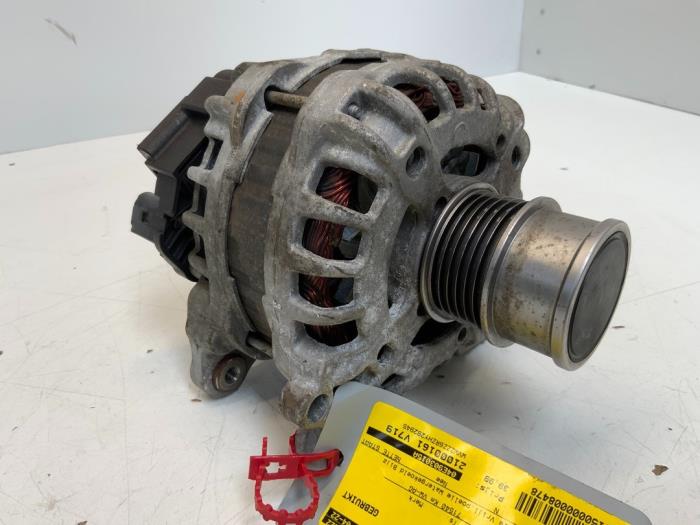 Gebruikte Dynamo Volkswagen Polo V (6R) 1.0 TSI 12V BlueMotion Prijs € 39,99 Margeregeling aangeboden door Autodemontage van der Iest