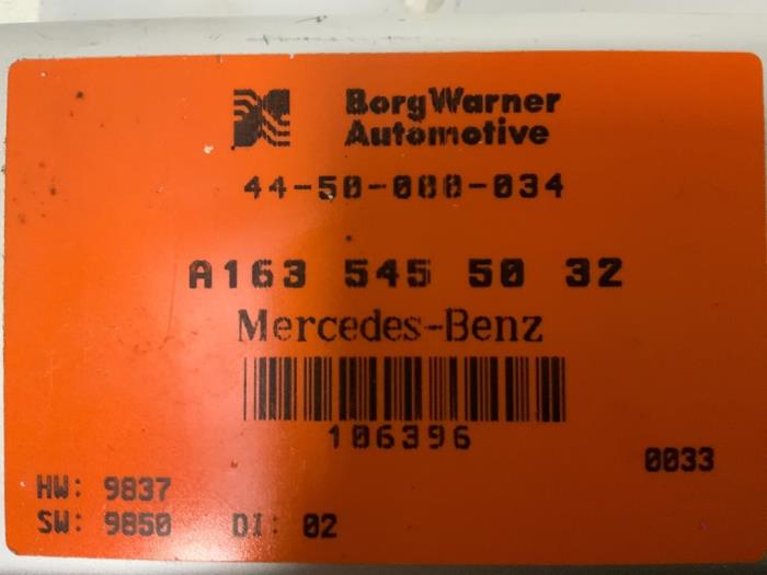 Gebruikte Computer 4x4 Mercedes ML I (163) 270 2.7 CDI 20V Prijs € 30,00 Margeregeling aangeboden door Autodemontage van der Iest
