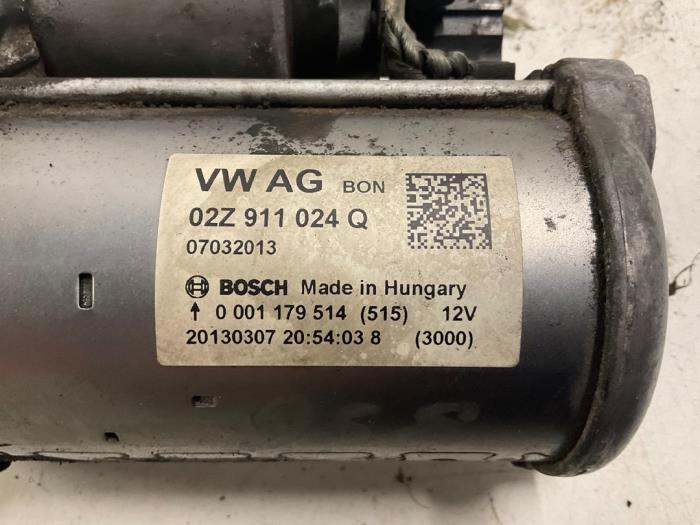 Gebruikte Startmotor Volkswagen Golf VII (AUA) 1.4 TSI 16V Prijs € 27,50 Margeregeling aangeboden door Autodemontage van der Iest