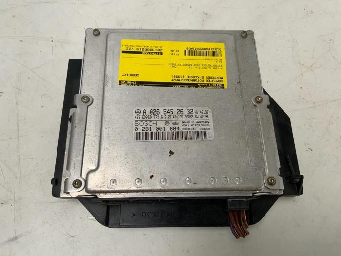 Gebruikte Computer Motormanagement Mercedes E (W210) 2.2 E-200 CDI 16V Prijs € 85,00 Margeregeling aangeboden door Autodemontage van der Iest