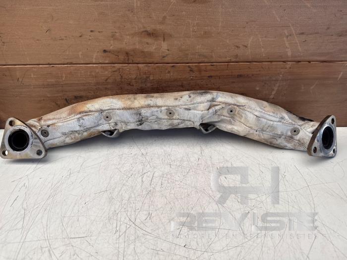 Uitlaat Pijpverbinding van een Jaguar XF (CC9) 3.0 D V6 24V 2009