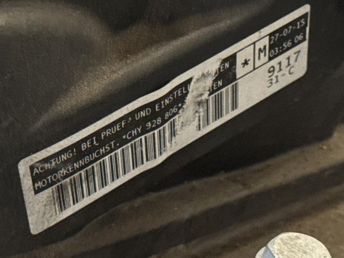 Motor van een Volkswagen Polo V (6R) 1.0 12V BlueMotion Technology 2016