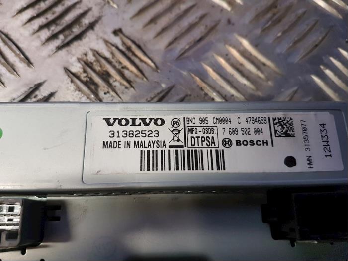 Display Interieur van een Volvo V60 2013