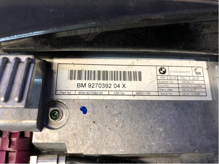 Display Interieur van een BMW 1-Serie 2013