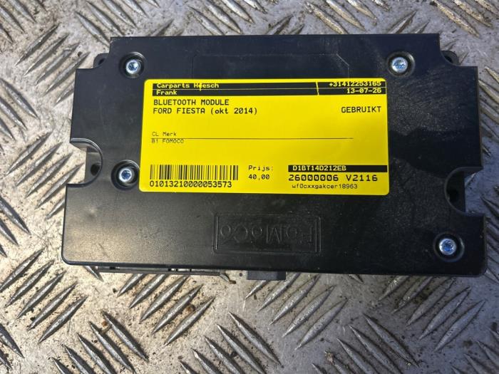 Gebruikte Bluetooth module Ford Fiesta 6 (JA8) 1.0 EcoBoost 12V Sport Prijs € 40,00 Margeregeling aangeboden door Carparts Heesch