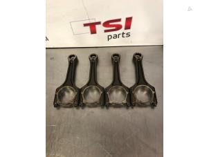 Gebruikte Drijfstang Volkswagen Golf VI (5K1) 2.0 GTI 16V Prijs € 47,50 Inclusief btw aangeboden door TSI-Parts / Allmotorparts B.V.