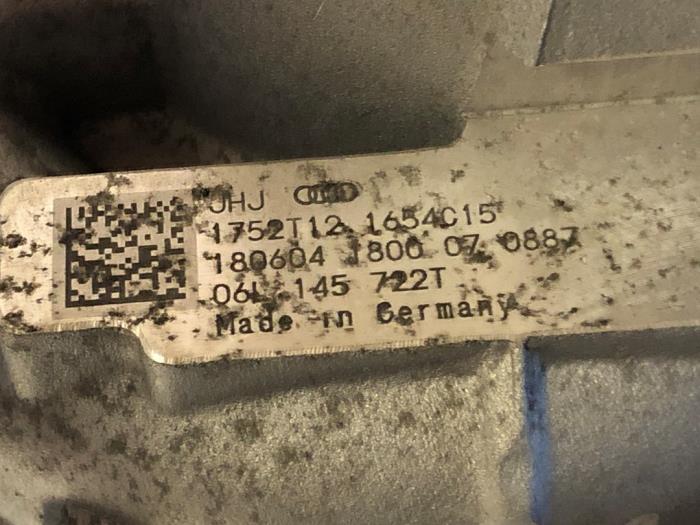 Turbo van een Audi A5 (F53/F5P) 2.0 45 TFSI Mild Hybrid 16V Quattro 2018