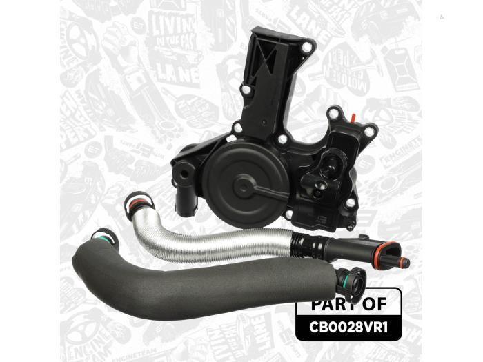 Carterventilatie van een Volkswagen Golf 2011