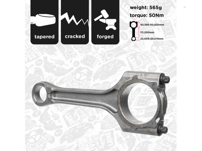 Nieuwe Drijfstang Audi A3 Prijs € 84,70 Inclusief btw aangeboden door TSI-Parts / Allmotorparts B.V.