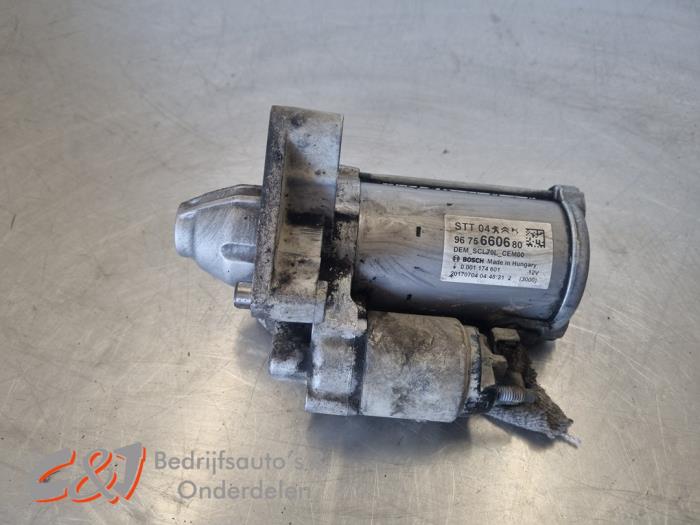 Gebruikte Startmotor Citroen Jumpy 1.6 Blue HDi 115 Prijs € 16,80 Margeregeling aangeboden door C&J Bedrijfsauto's & Onderdelen