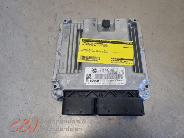 Gebruikte Computer Motormanagement Volkswagen Transporter/Caravelle T5 2.5 TDi PF Prijs € 105,00 Margeregeling aangeboden door C&J Bedrijfsauto's & Onderdelen