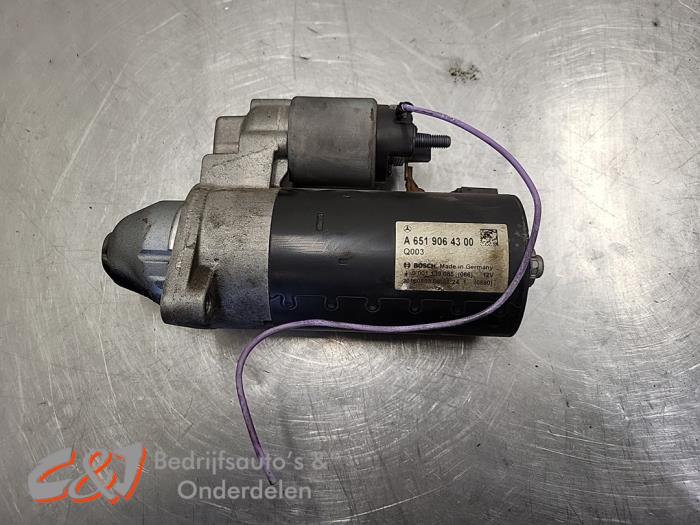 Gebruikte Startmotor Mercedes Vito (447.6) 2.2 116 CDI 16V Prijs € 11,55 Margeregeling aangeboden door C&J Bedrijfsauto's & Onderdelen