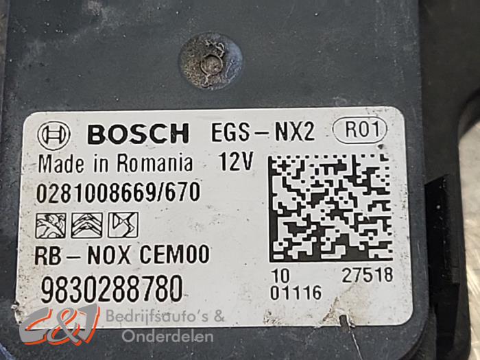 Lambda Sonde van een Peugeot Partner (EA//EF/EN/EU) 1.5 BlueHDi 130 2022