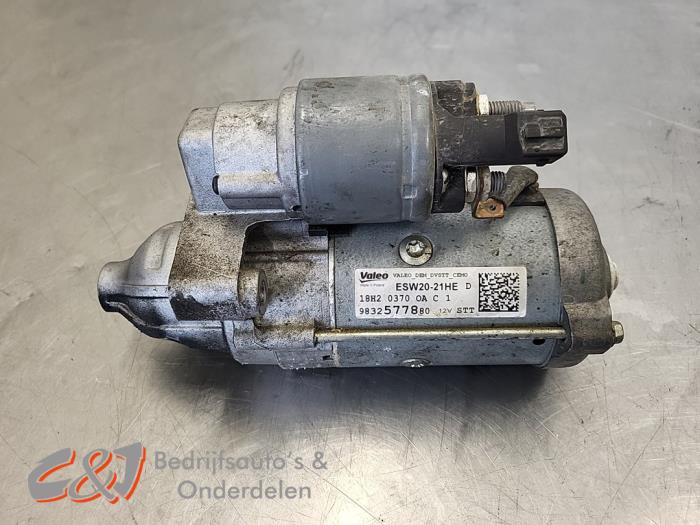 Gebruikte Startmotor Peugeot Partner (EA//EF/EN/EU) 1.5 BlueHDi 130 Prijs € 22,05 Margeregeling aangeboden door C&J Bedrijfsauto's & Onderdelen