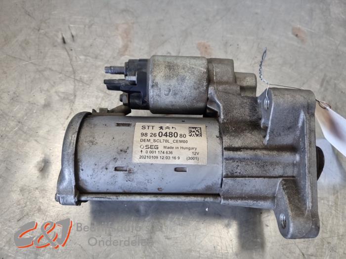 Gebruikte Startmotor Peugeot Boxer (U9) 2.2 Blue HDi 140 Prijs € 23,10 Margeregeling aangeboden door C&J Bedrijfsauto's & Onderdelen