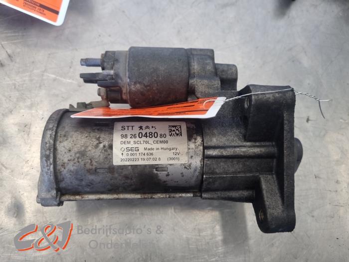 Gebruikte Startmotor Citroen Jumper (U9) 2.2 Blue HDi 165 Prijs € 13,13 Margeregeling aangeboden door C&J Bedrijfsauto's & Onderdelen