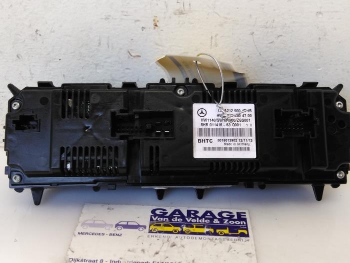 Panel sterowania nagrzewnicy Mercedes E-Klasse