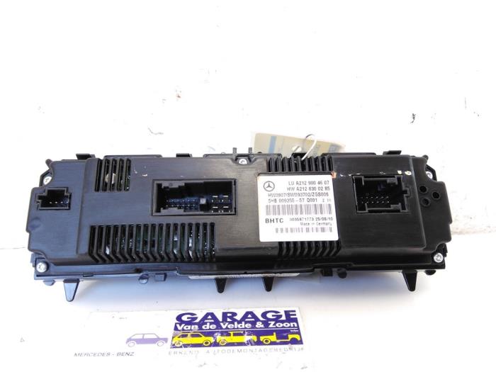 Panneau de commandes chauffage Mercedes E-Klasse