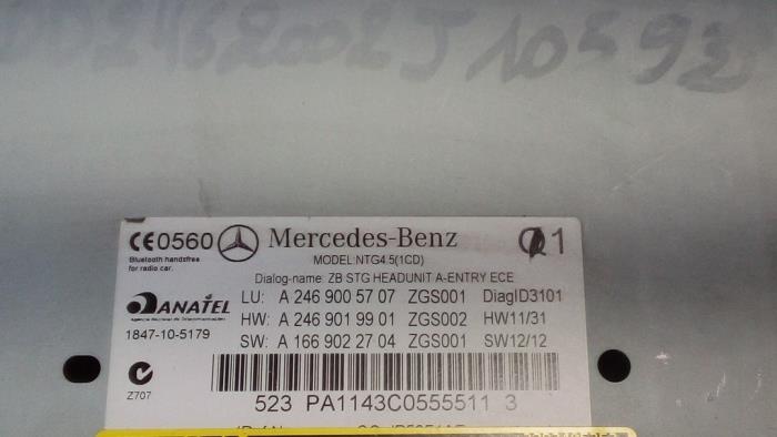 Radio Mercedes B-Klasse