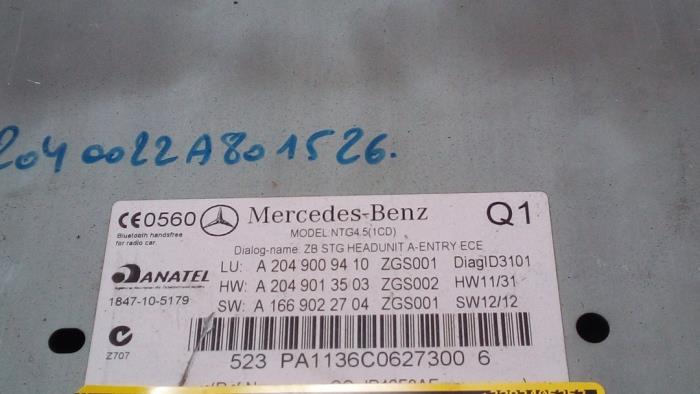 Radio Mercedes C-Klasse