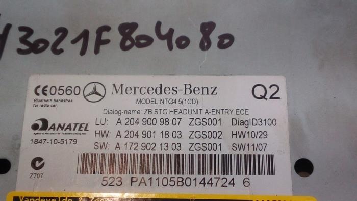 Radio Mercedes C-Klasse