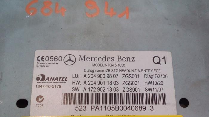 Radio Mercedes C-Klasse
