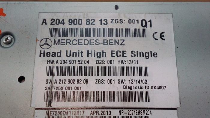 Radio Mercedes C-Klasse