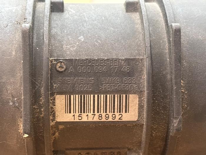 Air mass meter Mercedes E-Klasse