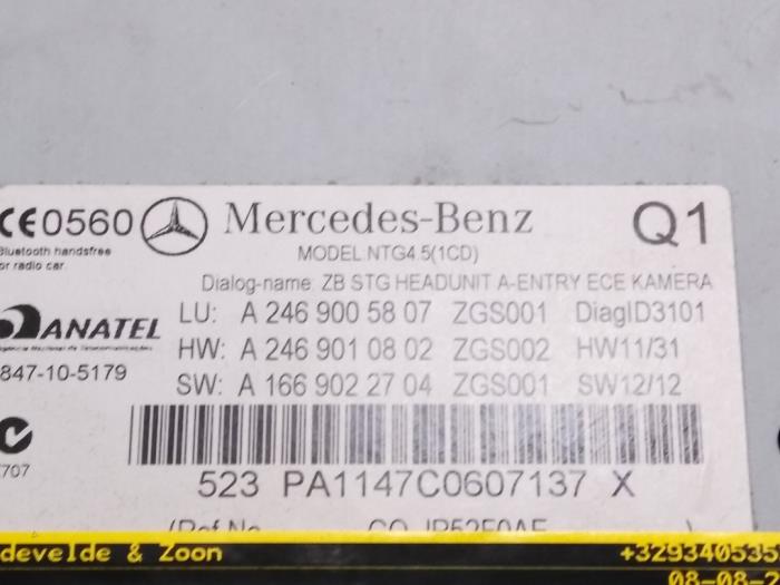 Radio Mercedes B-Klasse