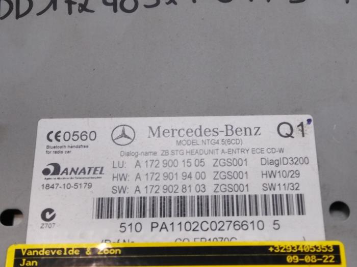 Radio Mercedes SLK