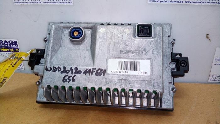 Navigation display Mercedes C-Klasse