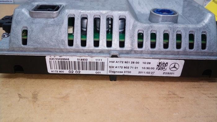 Navigation display Mercedes C-Klasse