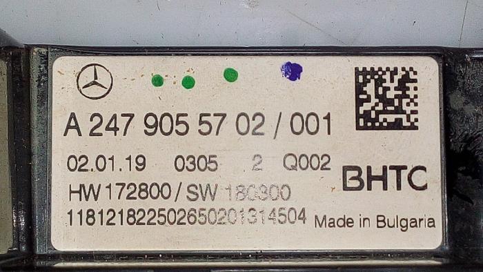 Heater control panel Mercedes A-Klasse