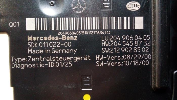 Módulo de confort Mercedes C-Klasse