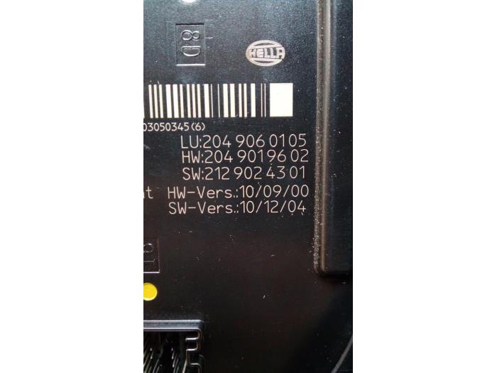 Módulo de confort Mercedes C-Klasse