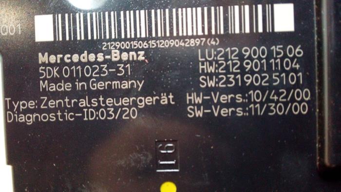 Module confort Mercedes E-Klasse