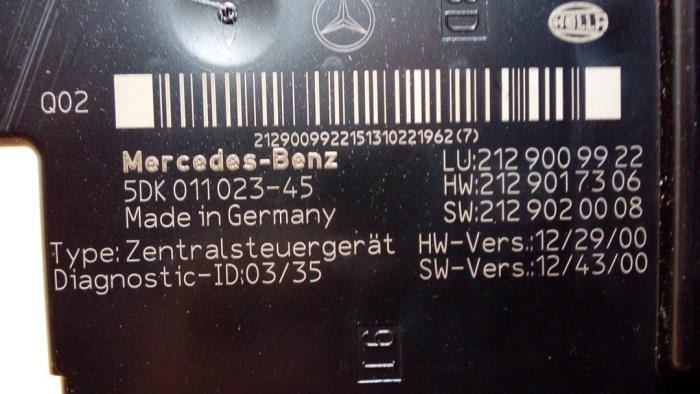 Módulo de confort Mercedes E-Klasse