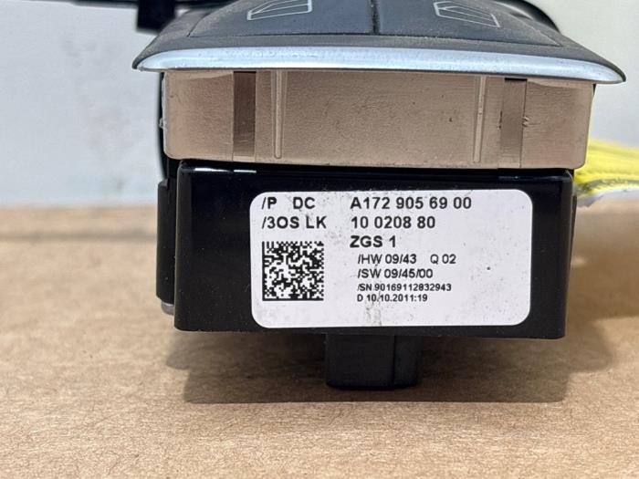 Multi-functional window switch Mercedes SL