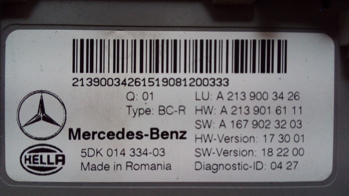 Module confort Mercedes E-Klasse