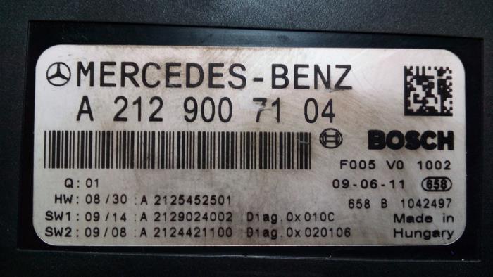 Módulo de confort Mercedes E-Klasse