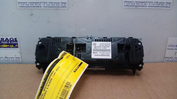 Panneau de commandes chauffage Mercedes E-Klasse