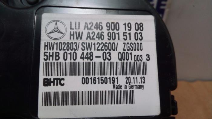 Panneau de commandes chauffage Mercedes A-Klasse