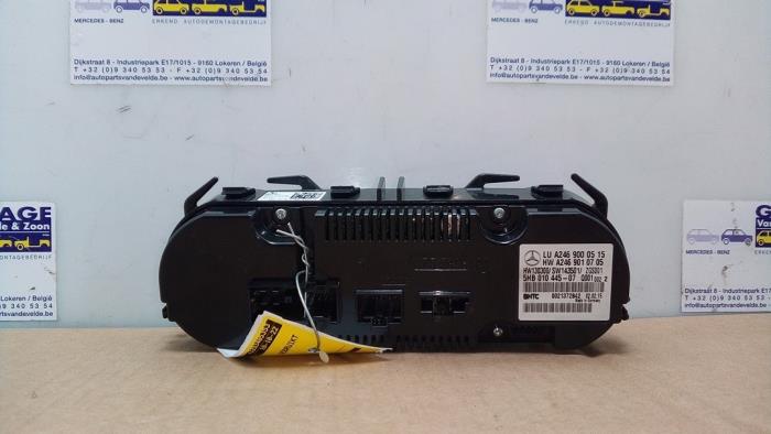 Panneau de commandes chauffage Mercedes A-Klasse