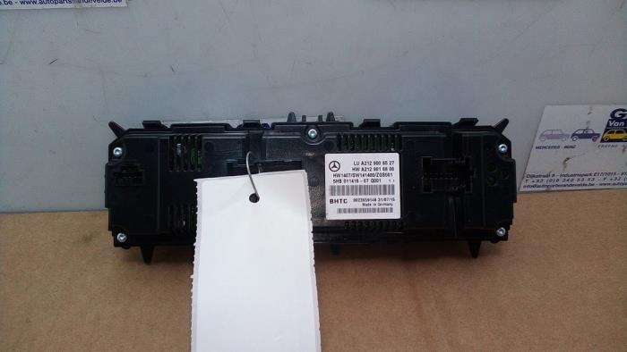 Panneau de commandes chauffage Mercedes E-Klasse