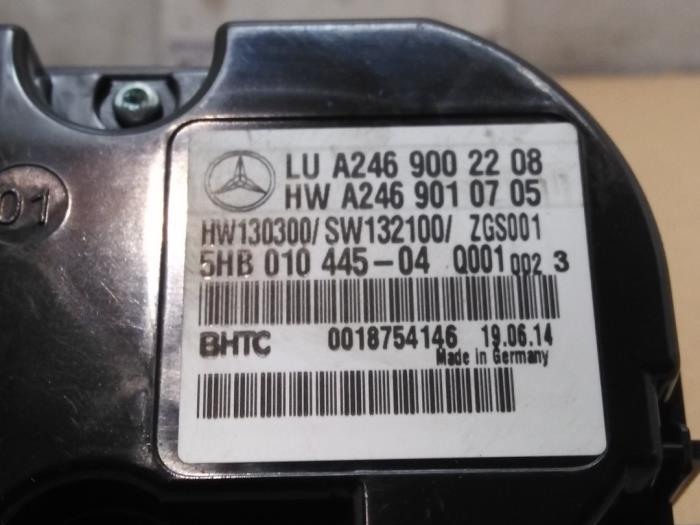 Panneau de commandes chauffage Mercedes A-Klasse