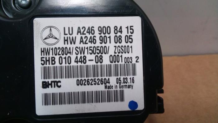 Panneau de commandes chauffage Mercedes A-Klasse