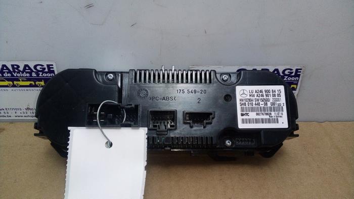 Panneau de commandes chauffage Mercedes A-Klasse
